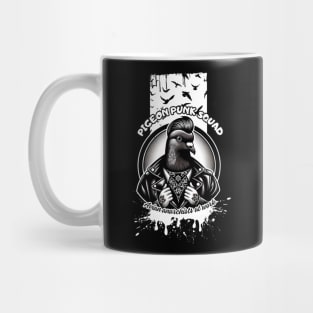 Pigeon Punk Squad: Feathered Road Rebels Mug